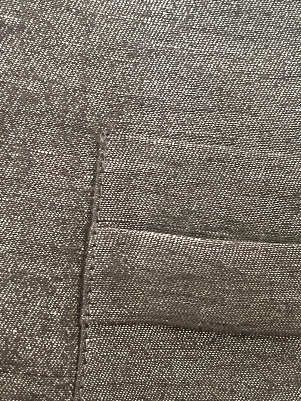 Elizabeth and James Metallic Charcoal Shell Linen Mini Dress , look like New - Picture 5 of 11